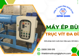 Máy Ép Bùn Trục Vít Đa Đĩa – Giải Pháp Tách Nước Bùn Hiệu Quả