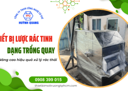 Nâng cao hiệu quả xử lý nước với máy lược rác tinh dạng trống quay chất lượng