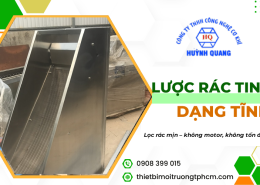 Thiết Bị Lược Rác Tinh Dạng Tĩnh – Giải Pháp Lọc Rác Trong Nước Thải