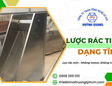 Thiết Bị Lược Rác Tinh Dạng Tĩnh – Giải Pháp Lọc Rác Trong Nước Thải