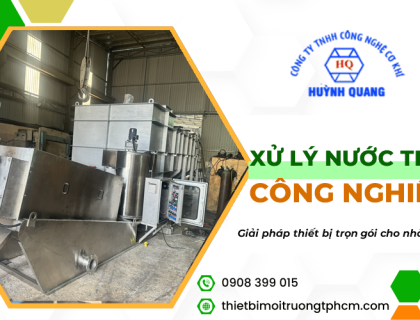 Thiết Bị Xử Lý Nước Thải Công Nghiệp – Giải Pháp Cho Nhà Máy