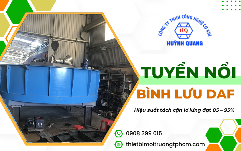 bể tuyển nổi công suất lớn
